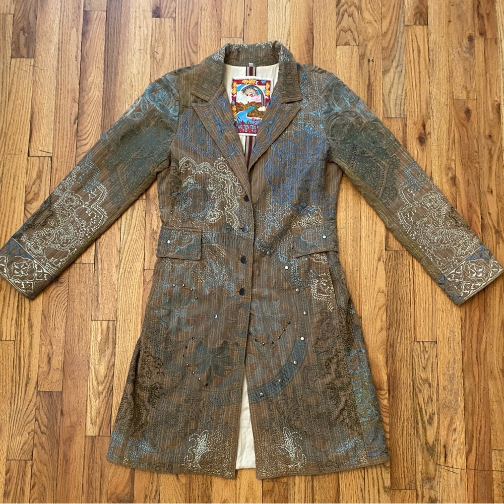 Biya Johnny Was Embroidered Studded Jacket